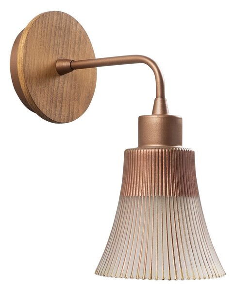 Kinkiet w kolorze miedzi ø 13 cm Foca – Opviq lights