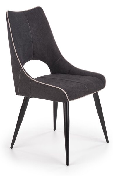Krzesło z tapicerowanym siedziskiem i oparciem K369