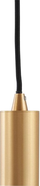 Lampa wisząca Doroteo Lindby, możliwość ściemniania, aluminiowy / szary / cynkowy, salon / jadalnia, szkło, vintage