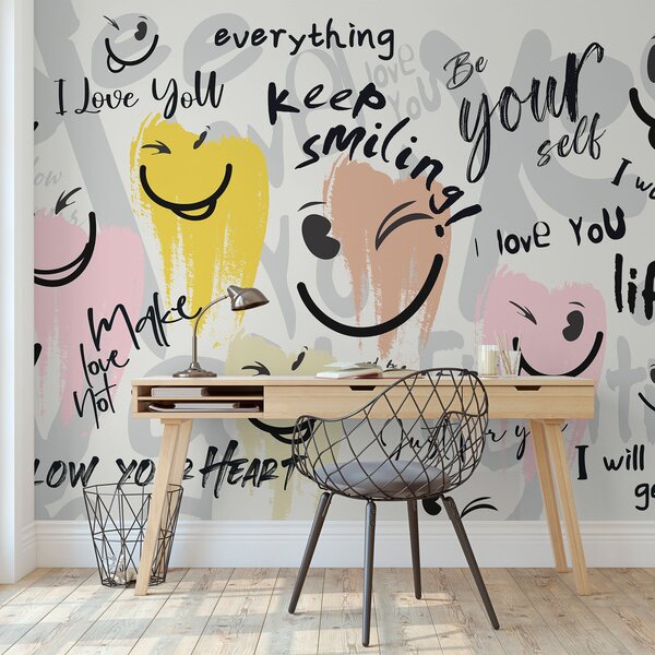 Fototapety Emotikony i napisy, Fototapety Młodzieżowe, w04174 : Uwalls.pl