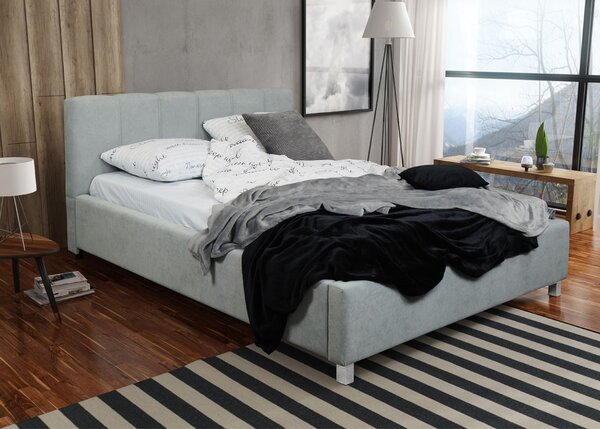 Łóżko Polo tapicerowane z pojemnikiem