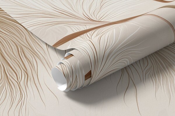 Fototapety Elegancka trawa pampasowa kwitnie w delikatnych beżowych i mlecznych odcieniach, Fototapety Natura, w09150v1 : Uwalls.pl