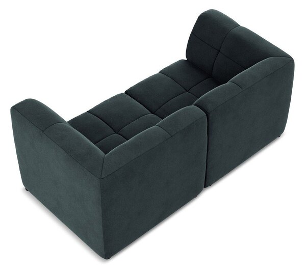 Niebieska aksamitna sofa 180 cm Aloha – Makamii