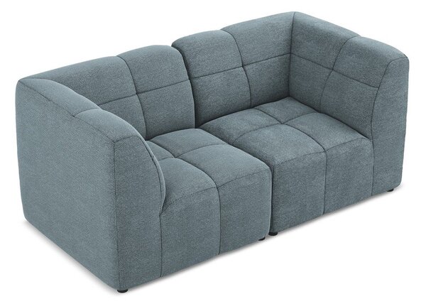 Niebieska sofa z materiału bouclé 180 cm Aloha – Makamii