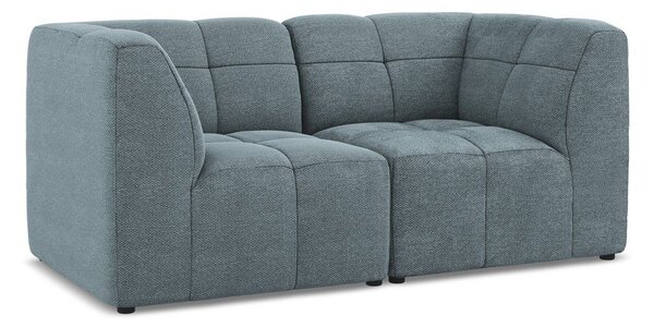 Niebieska sofa z materiału bouclé 180 cm Aloha – Makamii