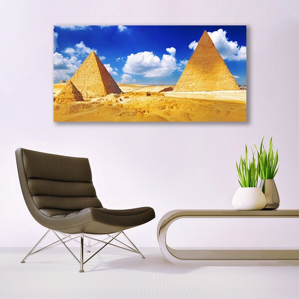 Zdjęcie na płótnie Piramidy na Pustyni Giza