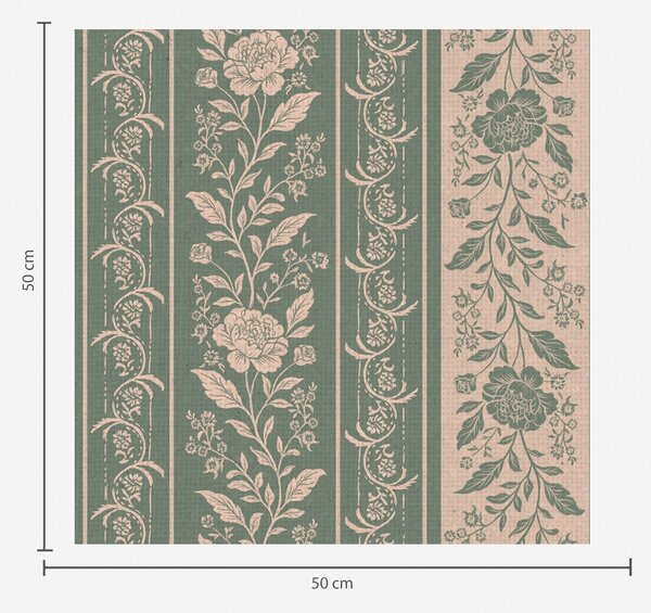 Tapety Pionowe paski z kwiatowym wzorem, Tapety Z kwiatami, a00273 : Uwalls.pl