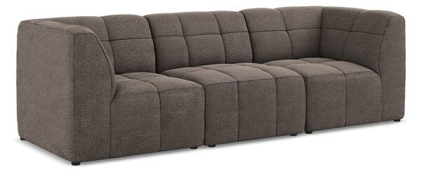Brązowa sofa z materiału bouclé 255 cm Aloha – Makamii