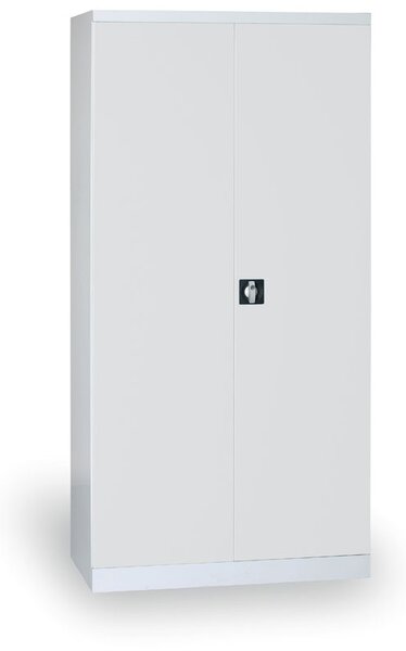 Metalowa szafa demontowana, 1820 x 850 x 390 mm, 4 półki, szara