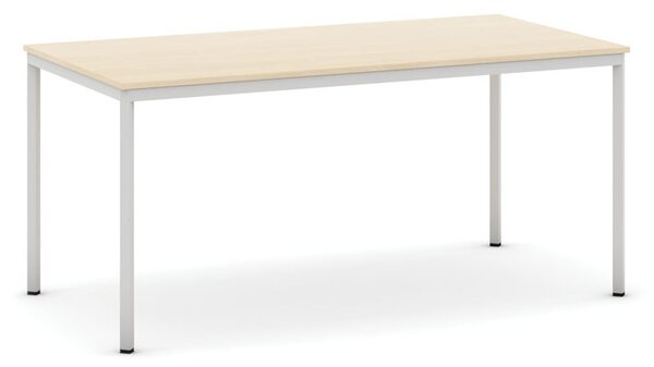 Stół jadalniany, 160x80 cm, szara podstawa, brzoza