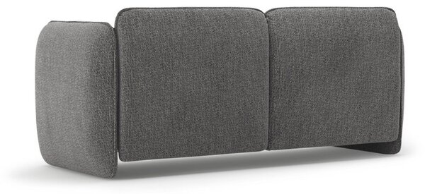 Ciemnoszara sofa z tkaniny szenilowej 168 cm Georgia – Micadoni