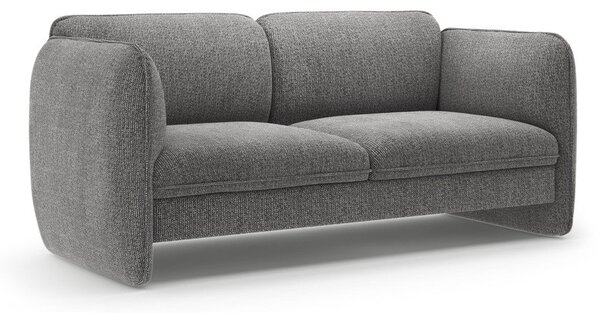 Ciemnoszara sofa z tkaniny szenilowej 168 cm Georgia – Micadoni