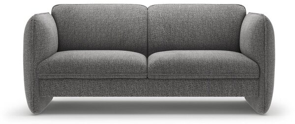 Ciemnoszara sofa z tkaniny szenilowej 168 cm Georgia – Micadoni