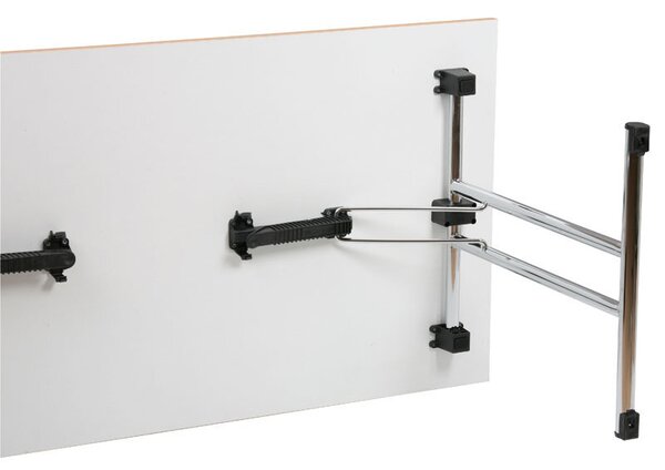 Składany stół konferencyjny FOLD, 140x69 cm, buk