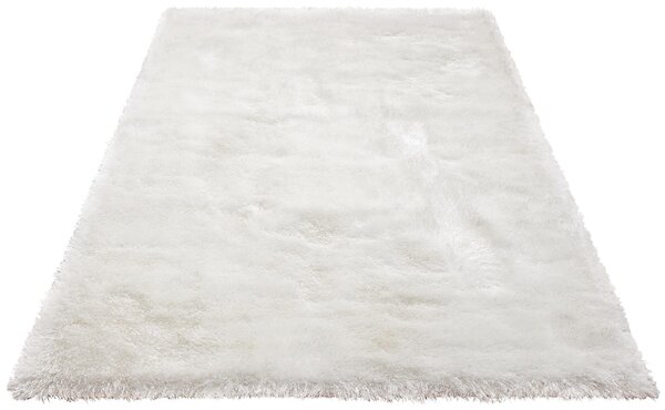 Biały mięciutki dywan 70x140 cm kudłaty