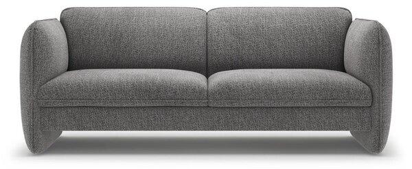 Ciemnoszara sofa z tkaniny szenilowej 204 cm Georgia – Micadoni