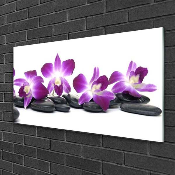 Obraz na Szkle Kwiat Orchidea Spa
