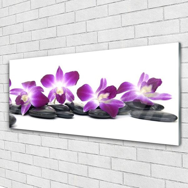 Obraz na Szkle Kwiat Orchidea Spa