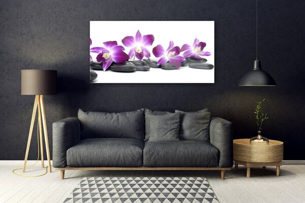 Obraz na Szkle Kwiat Orchidea Spa