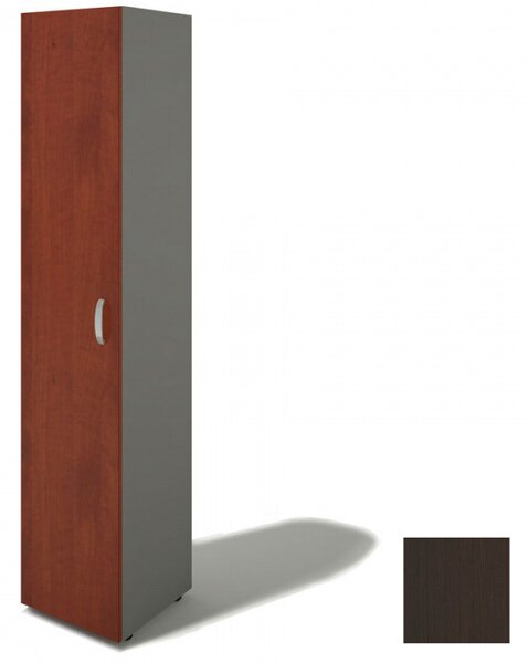 Szafa biurowa Bern - drzwi lewe, 399 x 404 x 1965 mm, wenge
