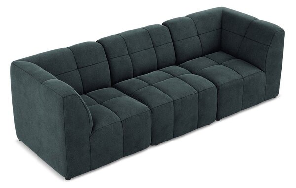 Niebieska aksamitna sofa 255 cm Aloha – Makamii
