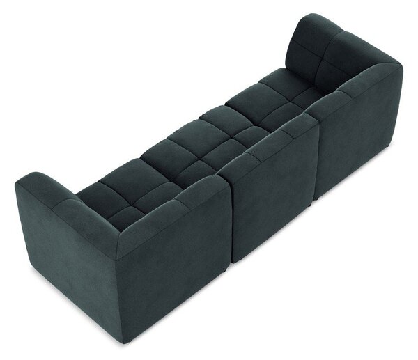 Niebieska aksamitna sofa 255 cm Aloha – Makamii