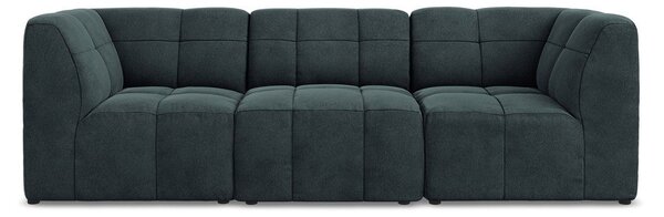 Niebieska aksamitna sofa 255 cm Aloha – Makamii