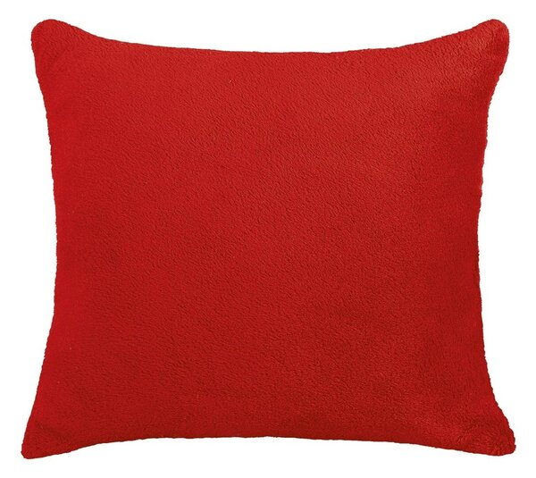 Poduszka- jasiek Korall mikro, czerwony, 38 x 38 cm