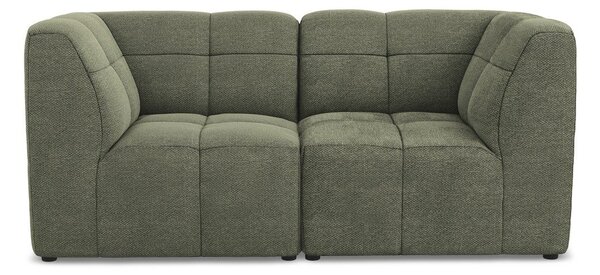 Zielona sofa z materiału bouclé 180 cm Aloha – Makamii