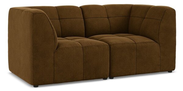 Musztardowa aksamitna sofa 180 cm Aloha – Makamii