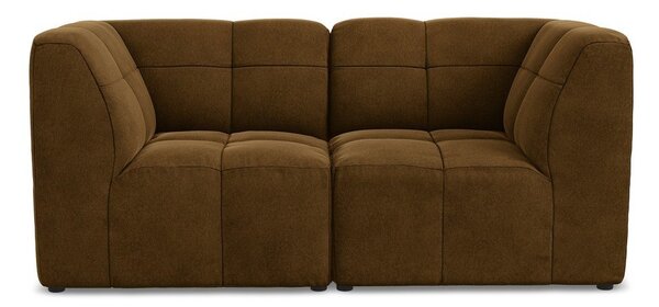 Musztardowa aksamitna sofa 180 cm Aloha – Makamii