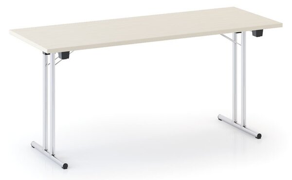 Składany stół konferencyjny FOLDING, 160x80 cm, brzoza