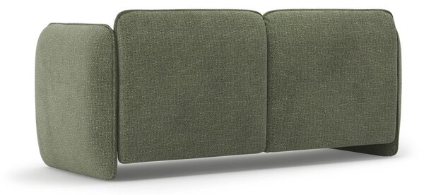 Zielona sofa z tkaniny szenilowej 168 cm Georgia – Micadoni