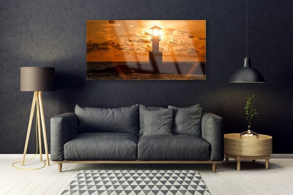 Obraz na Szkle Latarnia Morska Architektura