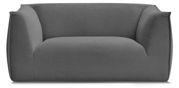 Ciemnoszara sztruksowa sofa 170 cm Giorgia – Bobochic Paris