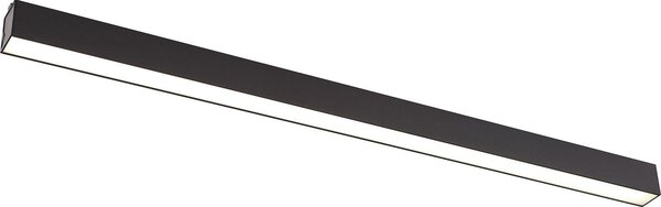 Minimalistyczny plafon LINEAR lampa sufitowa LED 36W 4000K czarna - czarny