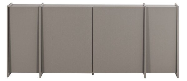 Szara komoda w dekorze jesionu 200x85x44 cm Brock – WOOOD