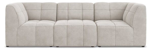 Beżowa aksamitna sofa 255 cm Aloha – Makamii