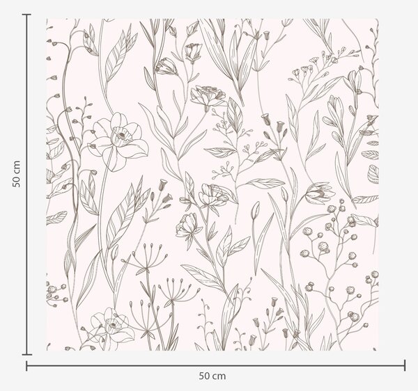 Tapety Minimalistyczne dzikie kwiaty", Tapety Z kwiatami, a00417 : Uwalls.pl