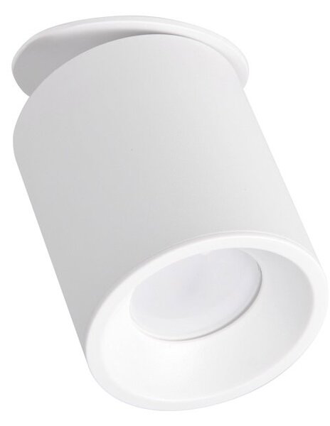 Podtynkowa lampa regulowana HARON 314185 okrągły downlight biały - biały