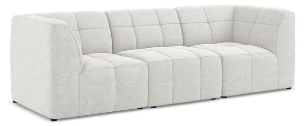 Biała sofa z materiału bouclé 255 cm Aloha – Makamii