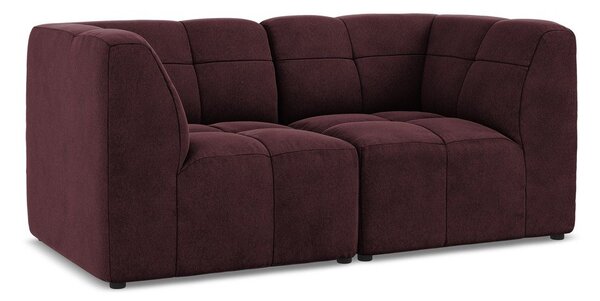 Bordowa aksamitna sofa 180 cm Aloha – Makamii