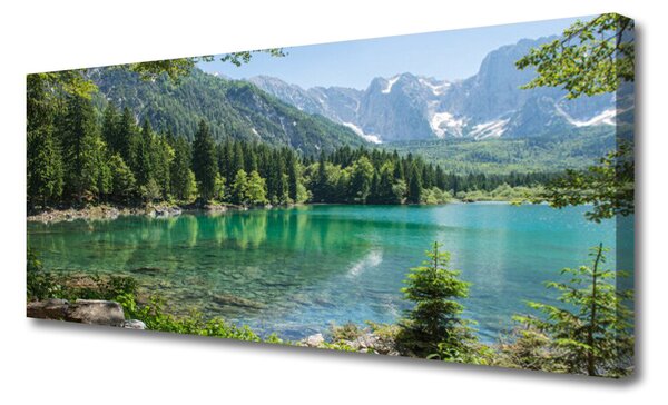 Obraz canvas Górski Pejzaż nad Wodą