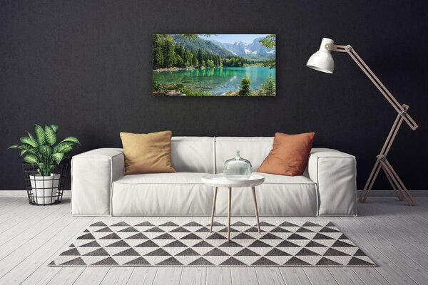Obraz canvas Górski Pejzaż nad Wodą