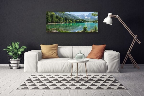 Obraz canvas Górski Pejzaż nad Wodą