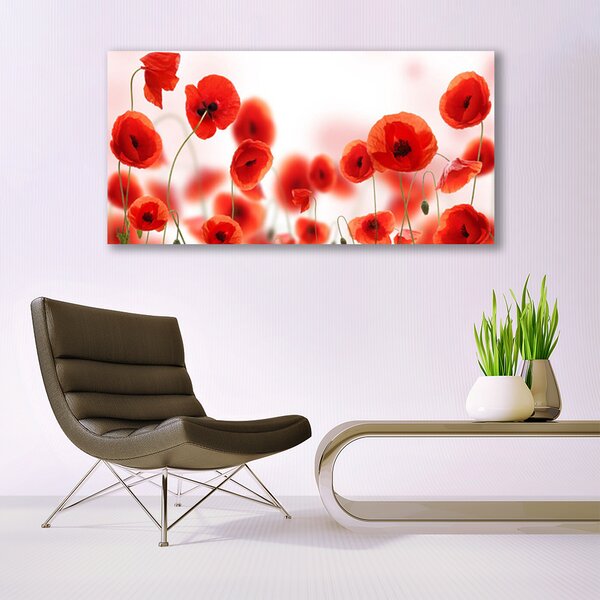 Obraz canvas na ścianę Czerwone Maki w Polu