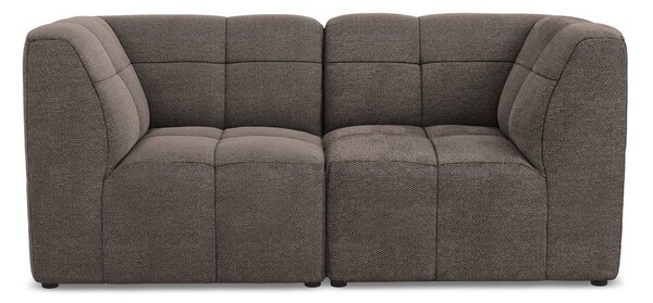 Brązowa sofa z materiału bouclé 180 cm Aloha – Makamii