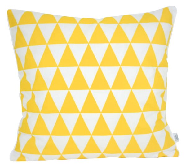 Poszewka dekoracyjna - Żółte trójkąty Little Dreams