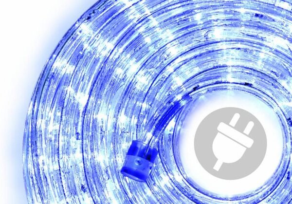 LED świetlny kabel - 240 diod, 10 m, niebieski