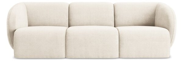 Beżowa sofa z tkaniny szenilowej 244 cm Lani – Makamii